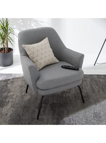 home24 Sessel Huntly I in Platin
