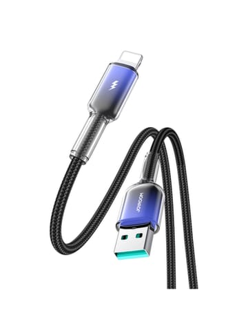 Joyroom Joyroom S A42 Crystal Clear Serie 3A USB-A Lightning Kabel 1