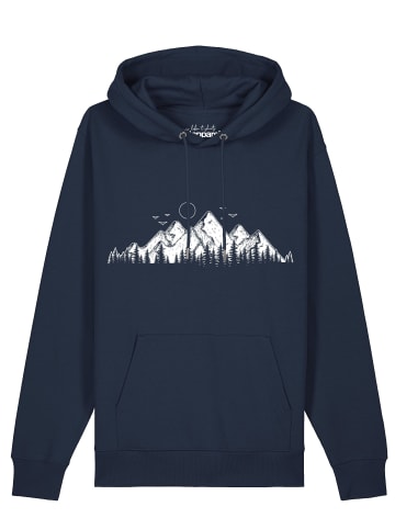 wat? Apparel Sweatshirt Mountains in Dunkelblau