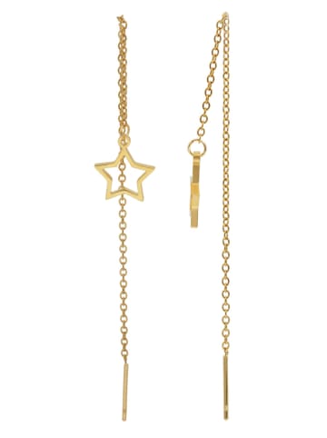 Adeliás Damen Anhänger – Stern Anhänger aus Edelstahl in gold