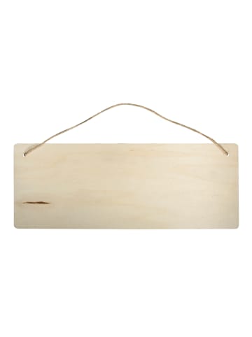 Rayher Holz Schild Rechteck, FSC 100% in natur