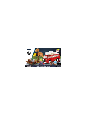 Cobi Klemmbausteine Set Camper Volkswagen T2a Campingwagen, 1:35, ab 8 Jahre