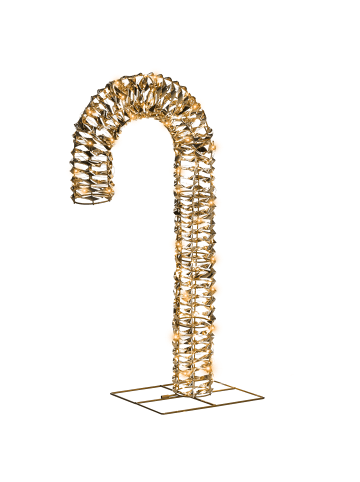 Beliani LED Deko NORRESO in Gold - (W) 35 x (H) 74 x (L) 26 cm