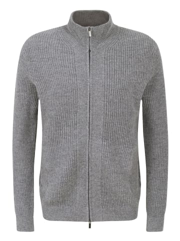 Bugatti Strickjacke in hellgrau