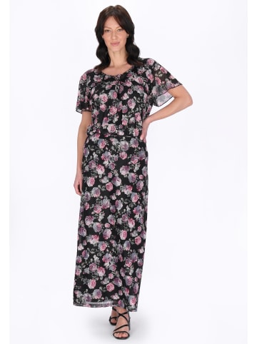 Usha Women Skirt in black multicolor