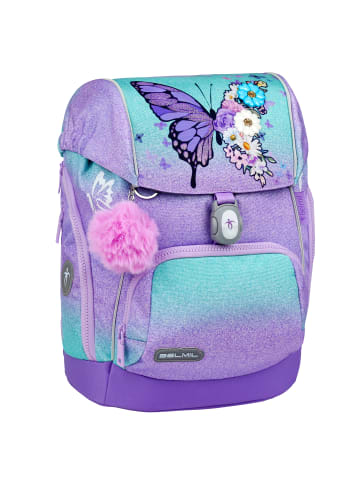 Belmil 5tlg-Set: Premium Schulranzen Comfy Plus Serenity in Lila H36xL27xT19 cm