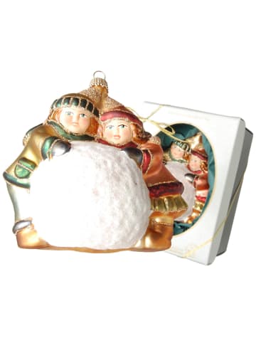 Krebs Glas Lauscha Baumschmuck-Glasornament in Bunt