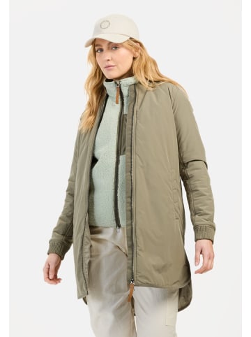 Camel Active Mantel aus recyceltem Polyester in Salbei