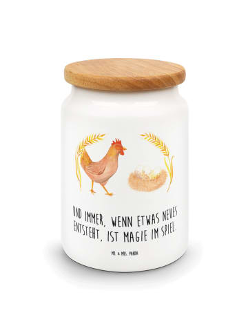 Mr. & Mrs. Panda Vorratsdose Huhn Stolz mit Spruch in Weiß