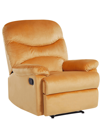 Beliani Sessel ESLOV in Gelb/Schwarz - (W) 85 x (H) 103 x (L) 90 cm