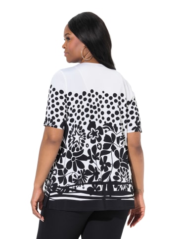 Ulla Popken Shirt in schneeweiß