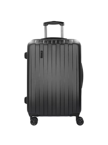 Bugatti Lima 2.0 4-Rollen Trolley 66 cm mit Doppelrollen schwarz