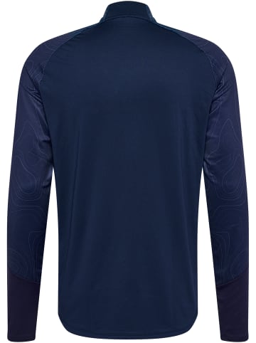 Hummel Halbreißverschluss Sweatshirt Hmlblaze Herren in MARINE/SHADOW LIME