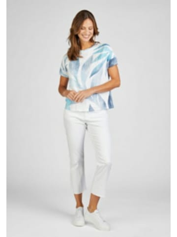 Rabe Rundhals T-Shirt für Damen in unifarben in uni