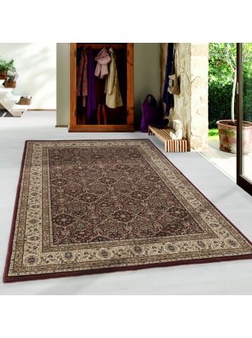 KADIMA DESIGN Teppich Kurzflor Orientalisch Muster Polypropylen Gewebt in Rot