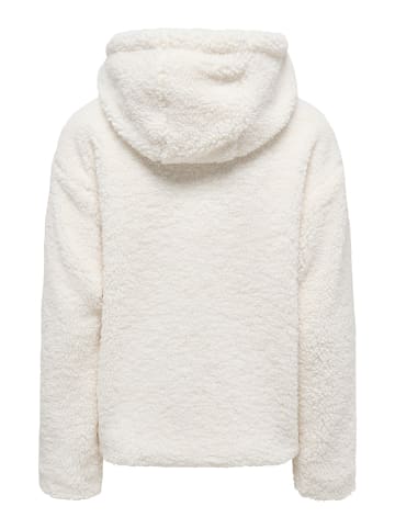 ONLY Teddyfell Jacke in Cloud Dancer