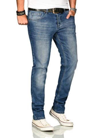 Alessandro Salvarini Jeans Salvarini-Basic-Multi7 in Mittelblau