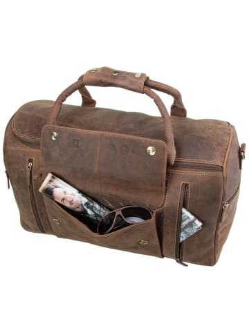 Greenburry Weekender Vintage Traveller in Sattelbraun