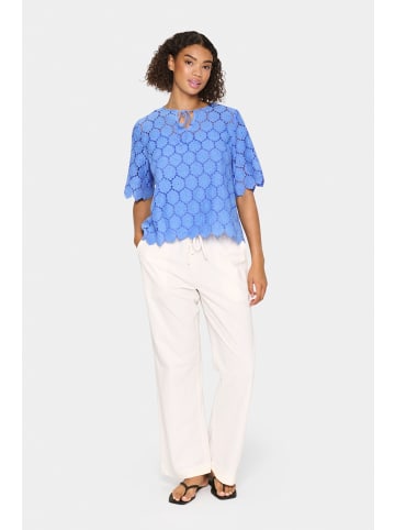 SAINT TROPEZ Kurzarm-Bluse ZojaSZ in Provence
