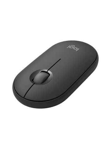 Logitech Beidhändige Wireless + Bluetooth Maus - M350s 3 Tasten Maus in Schwarz