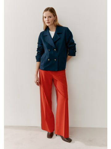 More & More kurze, kastige Trench-Jacke in marine