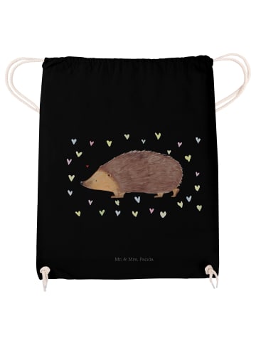 Mr. & Mrs. Panda wander rucksack Igel Herzen ohne Spruch in Schwarz