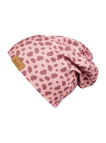 Sterntaler Beanie Animalprint in rosarot