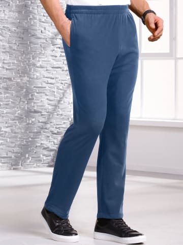 Sieh an! Fleece-Hose in blau