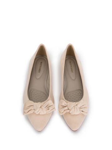 Wittchen Classic ballerinas in Lightbeige