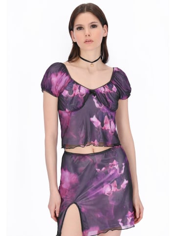 myMo ROCKS Women Blouse in dark purple