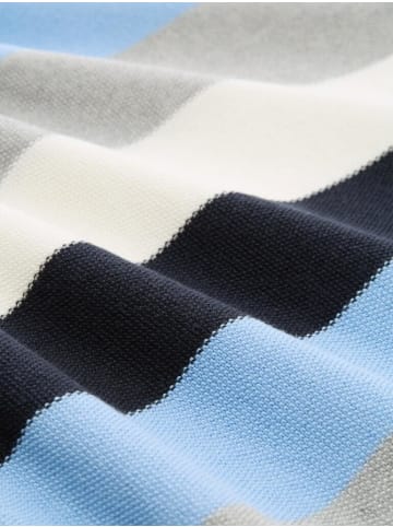Tom Tailor Pullover in fjord blue grey stripe