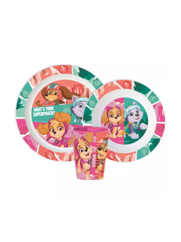 Paw Patrol Superpowers Geschirrset, Mikrokunststoff-Set