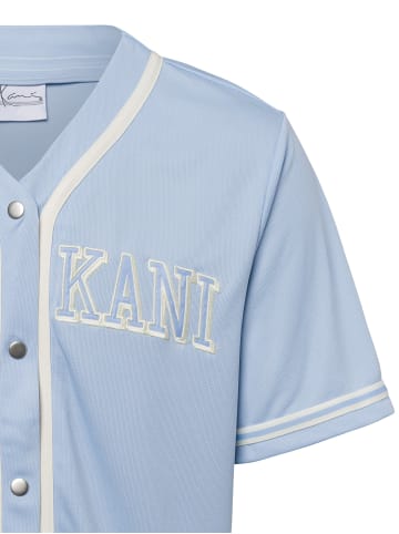 Karl Kani T-Shirt in hellblau beige - 0001