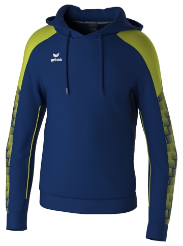 erima Kapuzensweat in new navy/lime