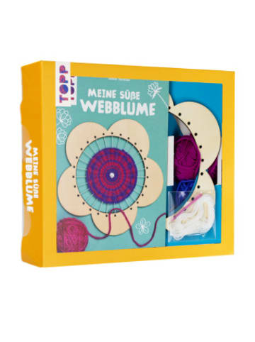 Frech Buch - Kreativ-Set Meine süße Webblume (Buch + Material)