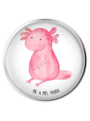 Mr. & Mrs. Panda Waschbecken Stöpsel Axolotl Niedlich ohne Spruch in Weiß