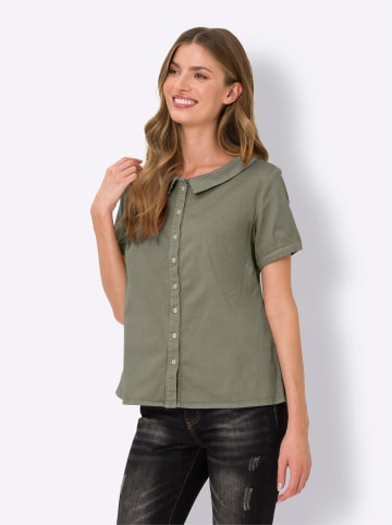 Heine Jeansbluse in khaki