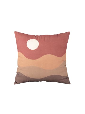 Present Time Kissen Sunset - Braun - 45x45 cm