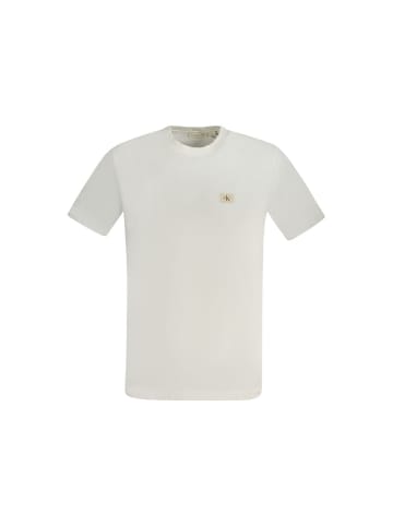 Calvin Klein Weißes Baumwoll-T-Shirt