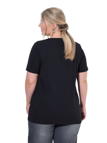 MIAMODA Shirt in schwarz