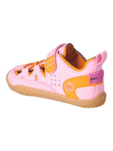 qnuffs Kindergarten Klett Halbschuh/Sneaker in pink