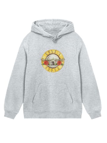 F4NT4STIC Hoodie Guns 'n' Roses Vintage Bullet Logo in grau meliert