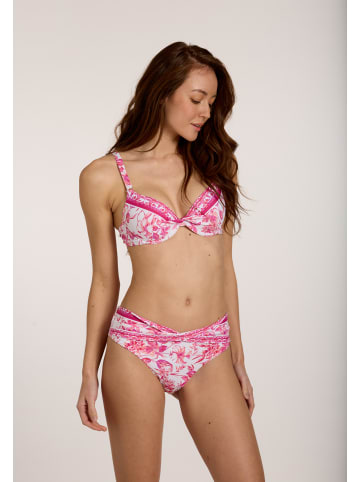 Olympia Mix&Match Bikini Top in weiss/pink