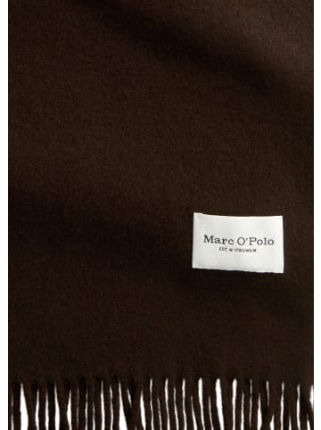 Marc O'Polo Schal mit Fransen in Dark Coffee