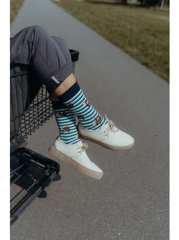 GreenBomb Socks Animal Sloth in Marineblau