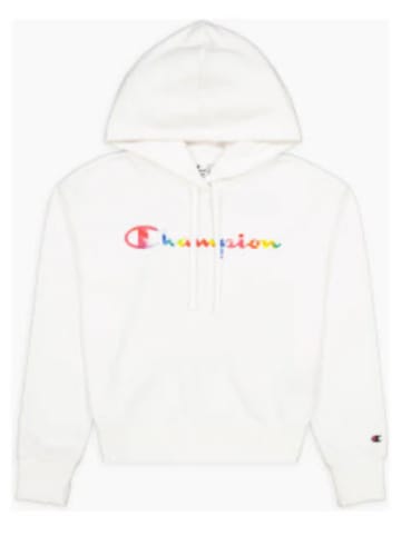 Champion Hoodie Hooded Sweatshirt in White