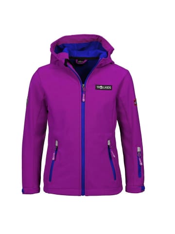 Trollkids Softshelljacke Oslofjord in fuchsia