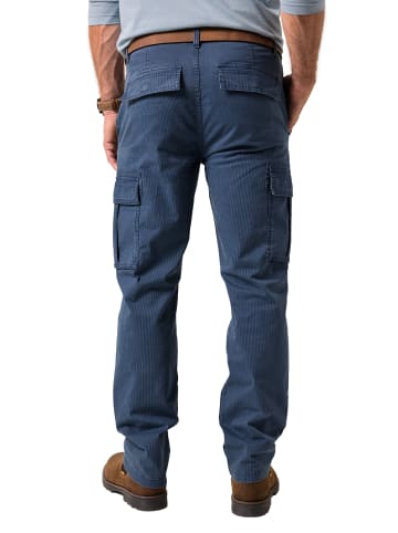 Boston Park Cargohose lang in jeansblau