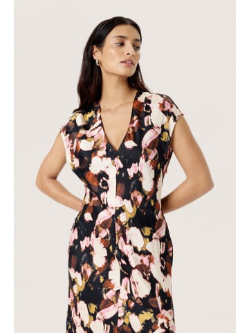 Soaked in Luxury Kleid SLCinna Slim fit in Chocolate Autumn Leaves