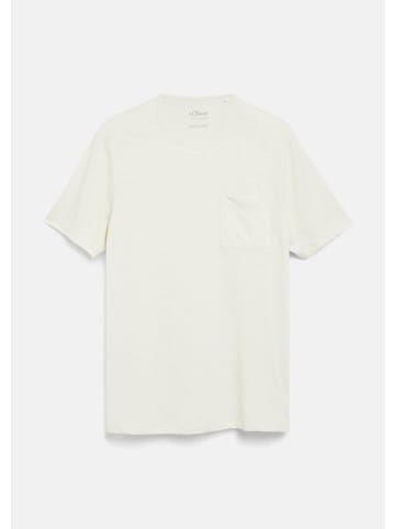s.Oliver T-Shirt in 01W1_beige